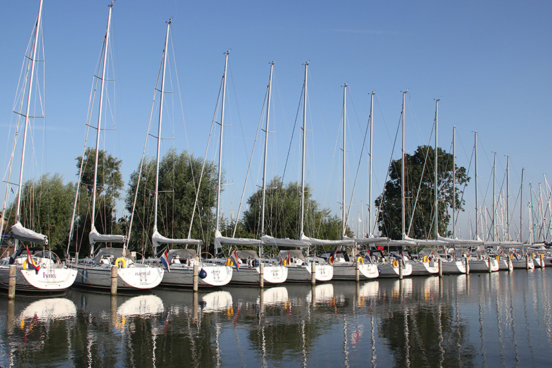 De vloot van Waterland Yacht Charter.