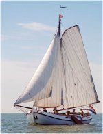 Lemsteraak Vrouwe Franciska 10-12 Personen, boegschroef, haven Makkum Lemsteraak Vrouwe Franciska 10-12 Personen, boegschroef, haven Makkum